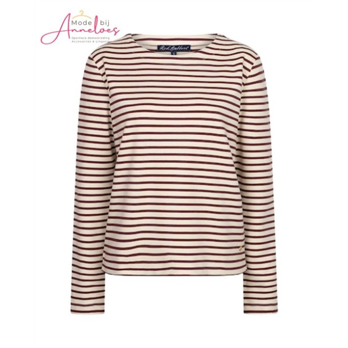 Red Button Truitje Terry stripe SRB5085 -  Creme/Praline